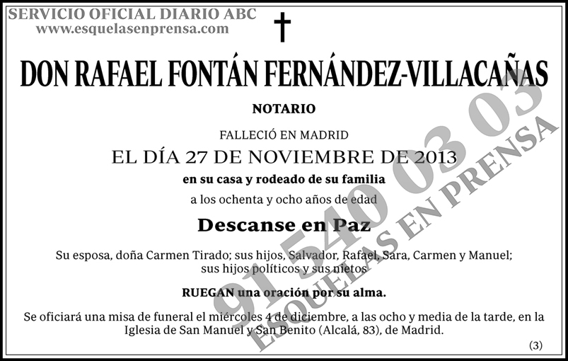 Rafael Fontán Fernández-Villacañas